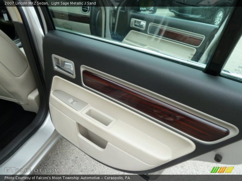 Light Sage Metallic / Sand 2007 Lincoln MKZ Sedan