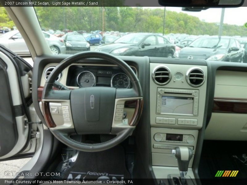 Light Sage Metallic / Sand 2007 Lincoln MKZ Sedan