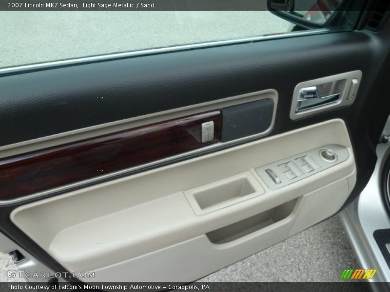 Light Sage Metallic / Sand 2007 Lincoln MKZ Sedan