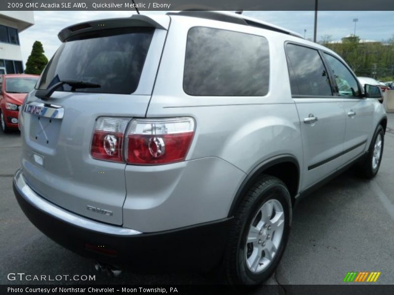 Quicksilver Metallic / Ebony 2009 GMC Acadia SLE AWD