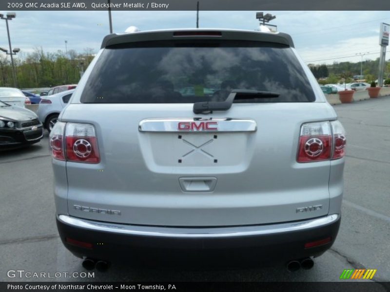 Quicksilver Metallic / Ebony 2009 GMC Acadia SLE AWD