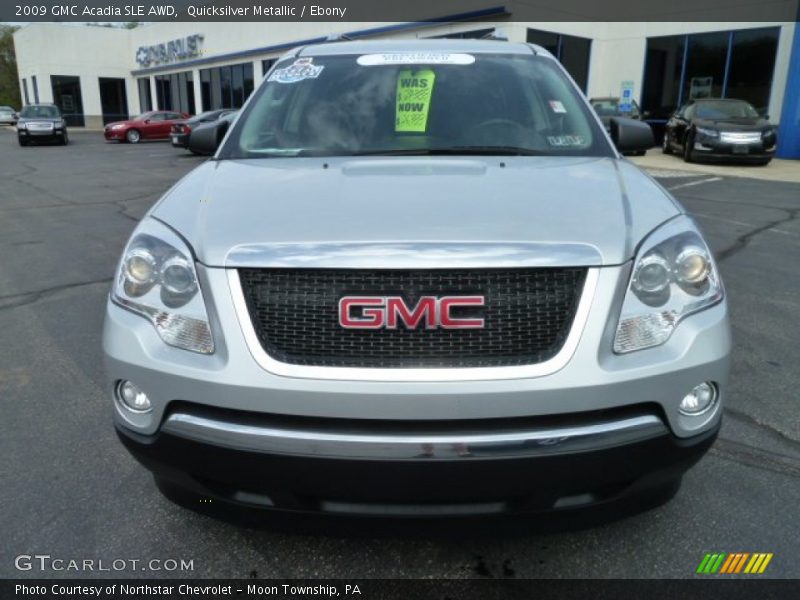 Quicksilver Metallic / Ebony 2009 GMC Acadia SLE AWD