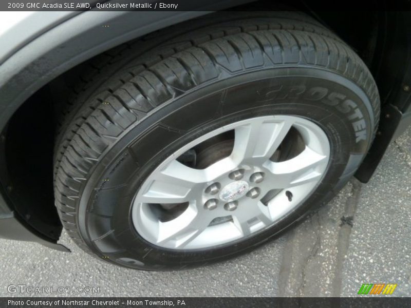 Quicksilver Metallic / Ebony 2009 GMC Acadia SLE AWD