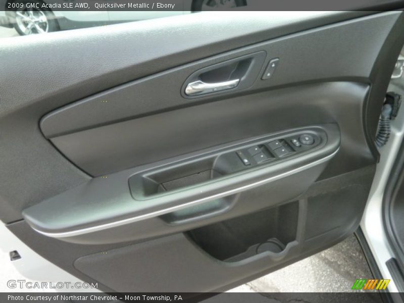 Quicksilver Metallic / Ebony 2009 GMC Acadia SLE AWD