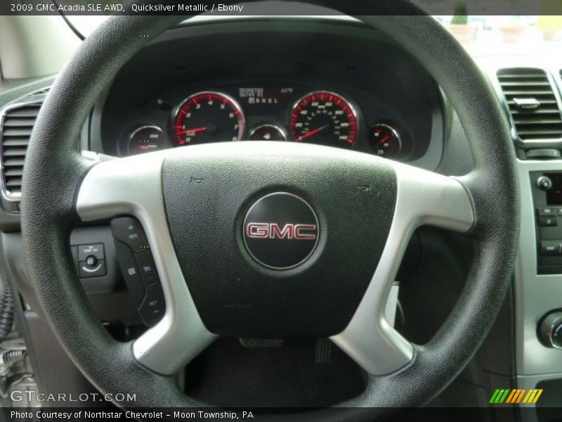 Quicksilver Metallic / Ebony 2009 GMC Acadia SLE AWD