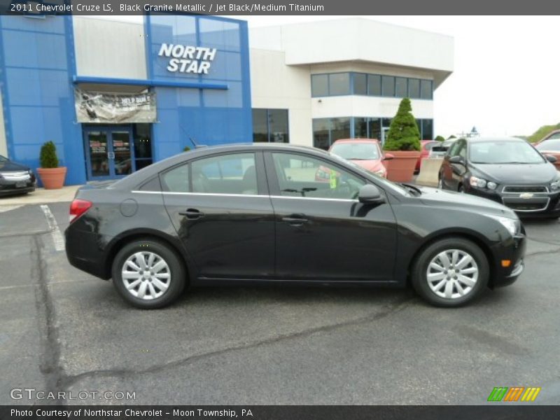 Black Granite Metallic / Jet Black/Medium Titanium 2011 Chevrolet Cruze LS