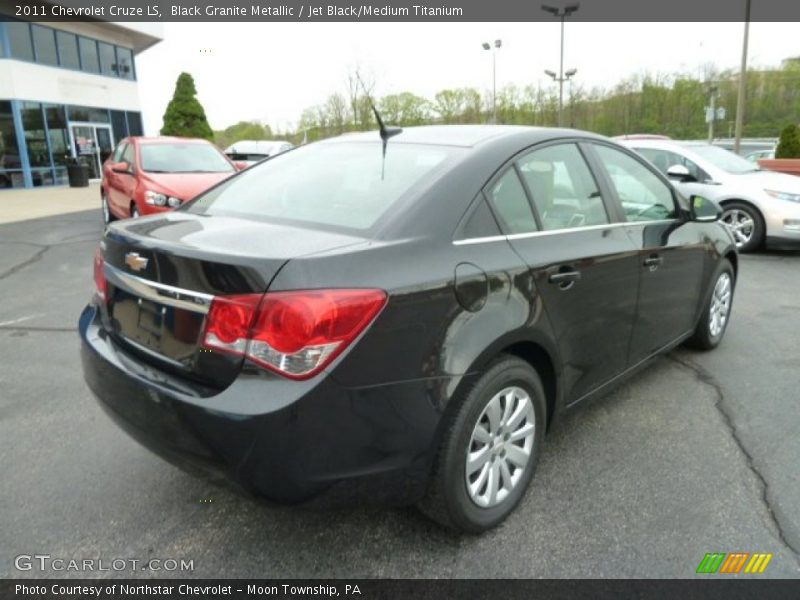 Black Granite Metallic / Jet Black/Medium Titanium 2011 Chevrolet Cruze LS