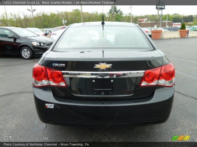 Black Granite Metallic / Jet Black/Medium Titanium 2011 Chevrolet Cruze LS