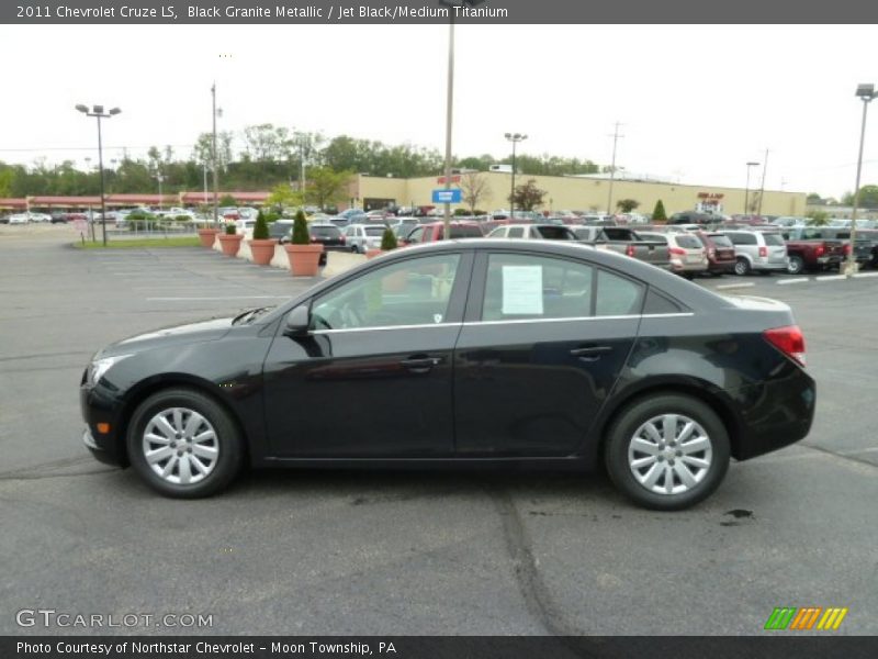 Black Granite Metallic / Jet Black/Medium Titanium 2011 Chevrolet Cruze LS
