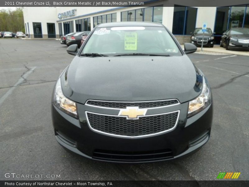 Black Granite Metallic / Jet Black/Medium Titanium 2011 Chevrolet Cruze LS