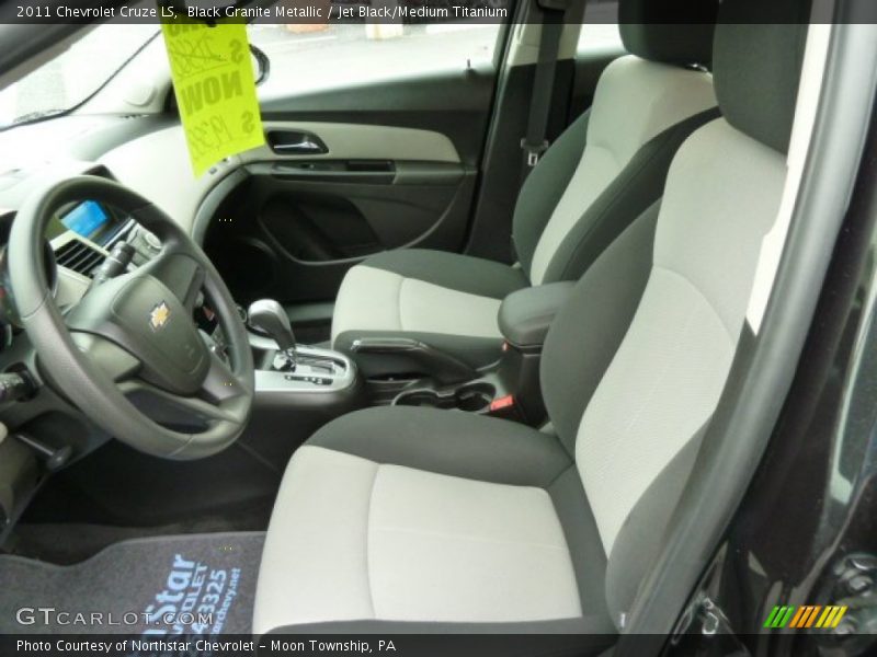 Black Granite Metallic / Jet Black/Medium Titanium 2011 Chevrolet Cruze LS