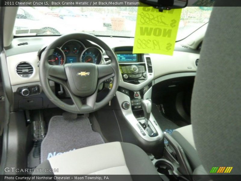 Black Granite Metallic / Jet Black/Medium Titanium 2011 Chevrolet Cruze LS