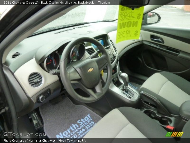 Black Granite Metallic / Jet Black/Medium Titanium 2011 Chevrolet Cruze LS