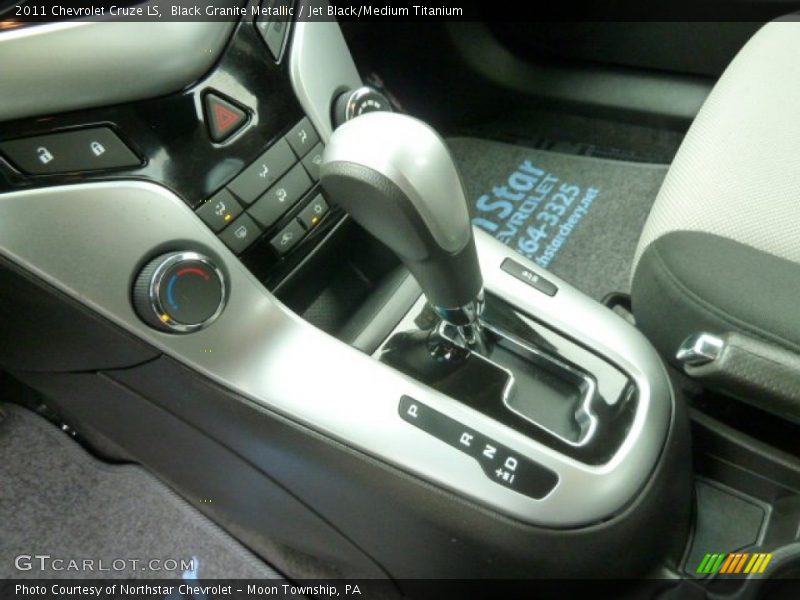 Black Granite Metallic / Jet Black/Medium Titanium 2011 Chevrolet Cruze LS