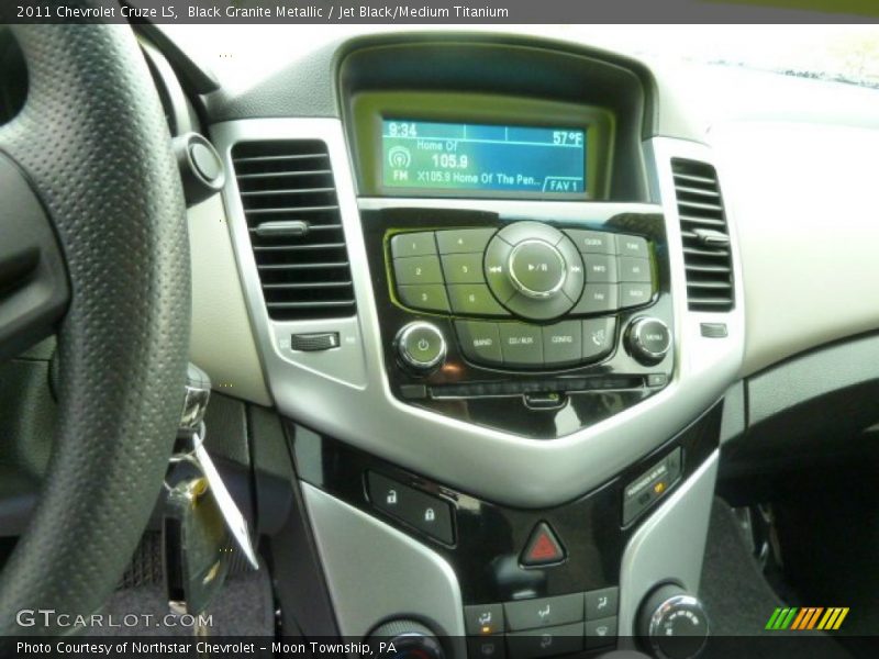 Black Granite Metallic / Jet Black/Medium Titanium 2011 Chevrolet Cruze LS