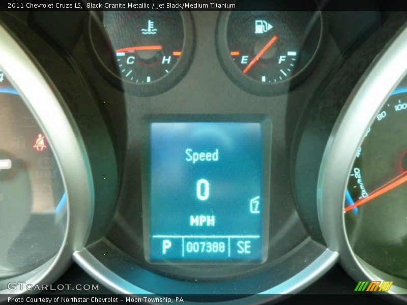 Black Granite Metallic / Jet Black/Medium Titanium 2011 Chevrolet Cruze LS