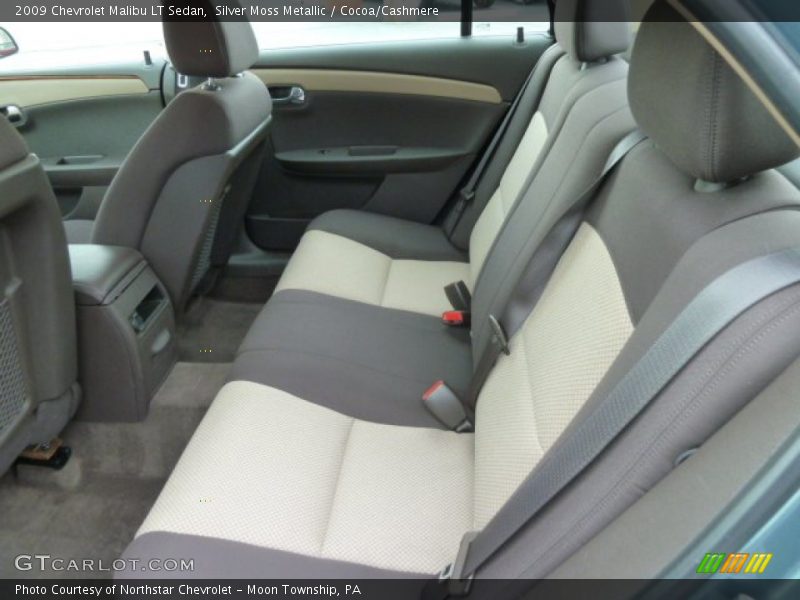 Rear Seat of 2009 Malibu LT Sedan