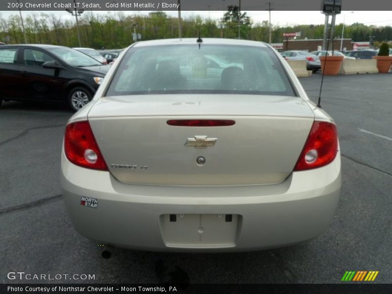 Gold Mist Metallic / Ebony 2009 Chevrolet Cobalt LT Sedan