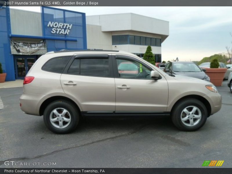 Golden Beige / Beige 2007 Hyundai Santa Fe GLS 4WD