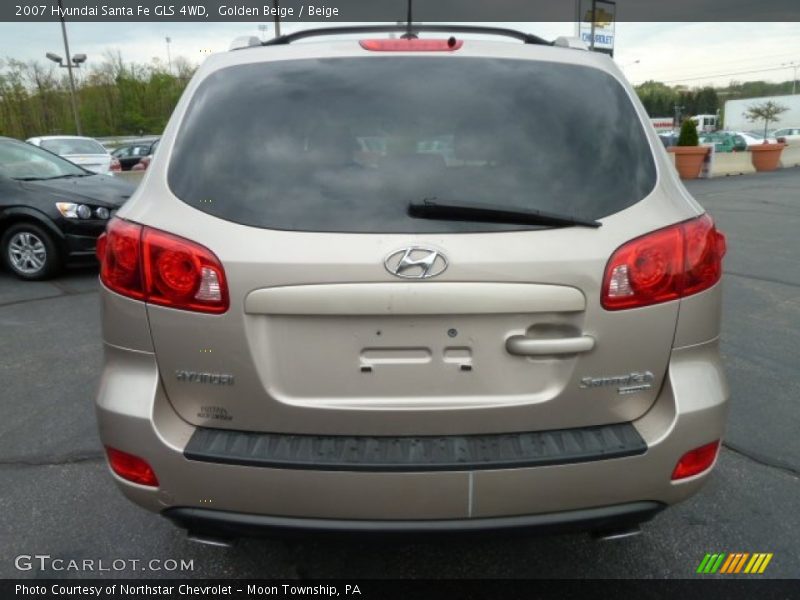 Golden Beige / Beige 2007 Hyundai Santa Fe GLS 4WD