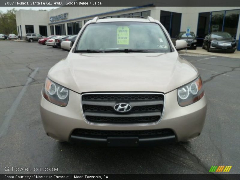 Golden Beige / Beige 2007 Hyundai Santa Fe GLS 4WD