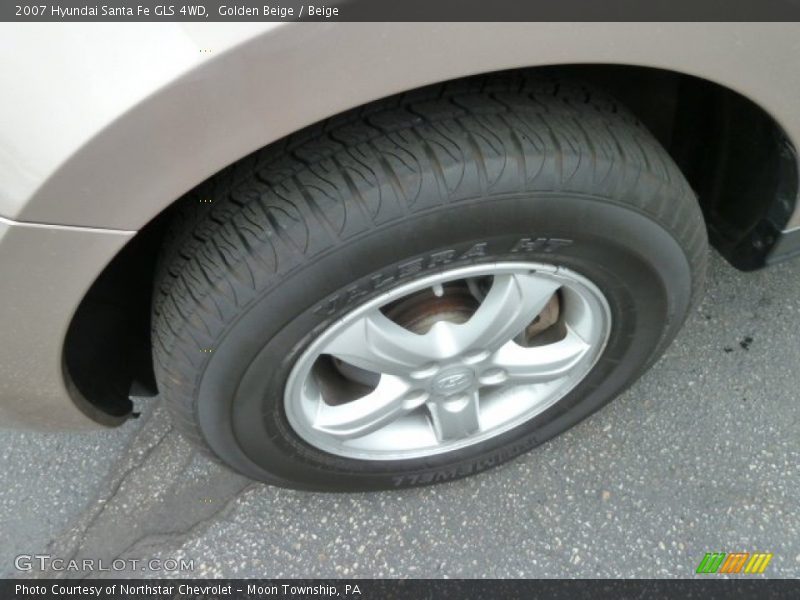 Golden Beige / Beige 2007 Hyundai Santa Fe GLS 4WD