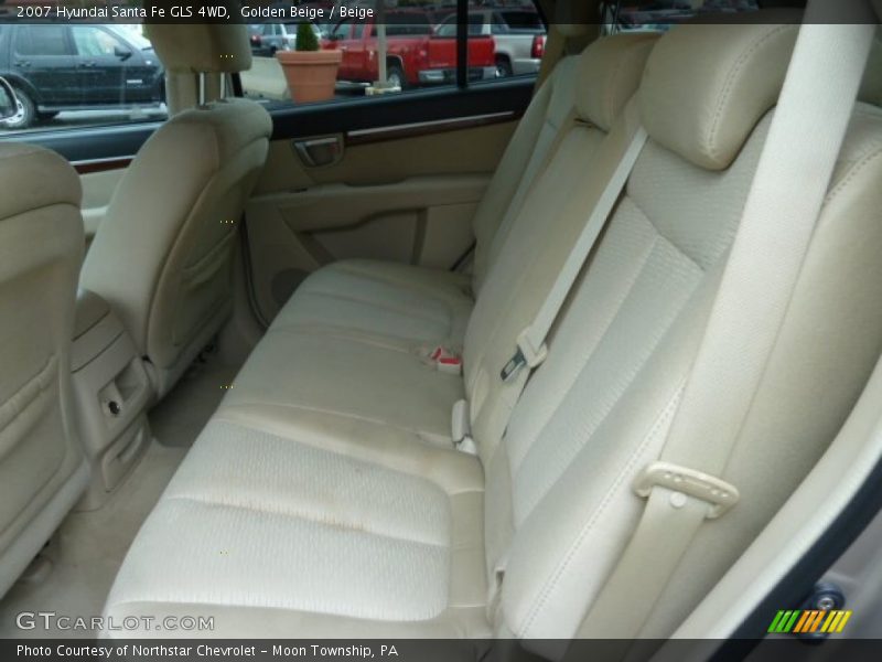 Golden Beige / Beige 2007 Hyundai Santa Fe GLS 4WD