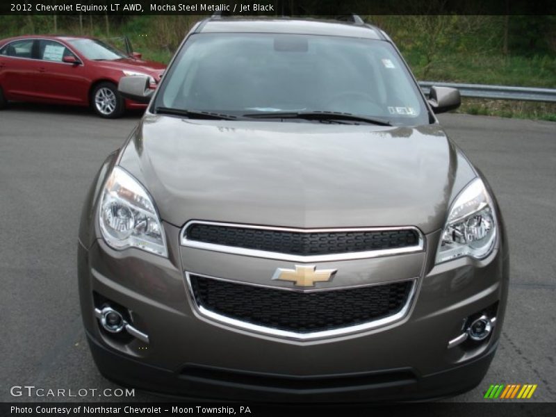 Mocha Steel Metallic / Jet Black 2012 Chevrolet Equinox LT AWD