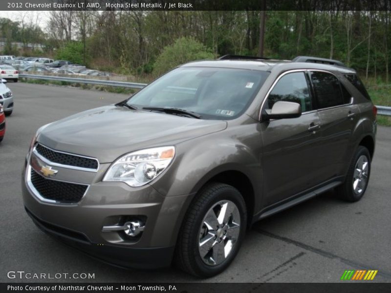 Mocha Steel Metallic / Jet Black 2012 Chevrolet Equinox LT AWD