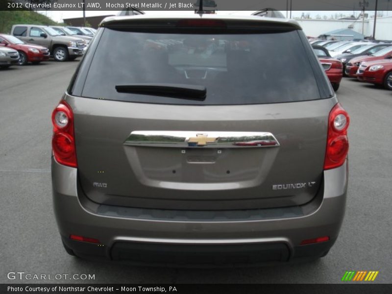 Mocha Steel Metallic / Jet Black 2012 Chevrolet Equinox LT AWD