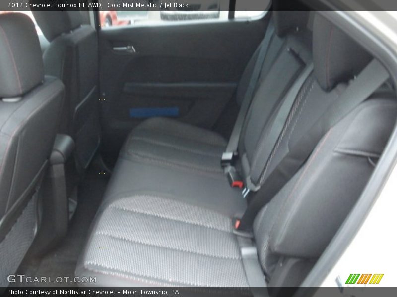 Gold Mist Metallic / Jet Black 2012 Chevrolet Equinox LT AWD