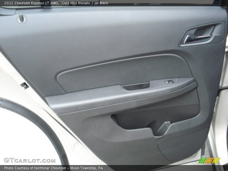 Gold Mist Metallic / Jet Black 2012 Chevrolet Equinox LT AWD