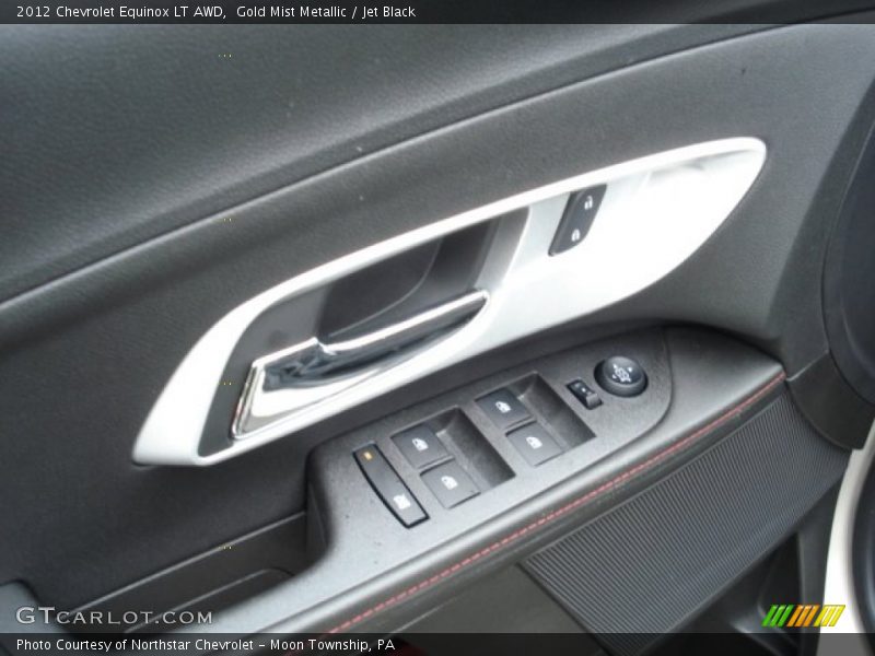 Gold Mist Metallic / Jet Black 2012 Chevrolet Equinox LT AWD