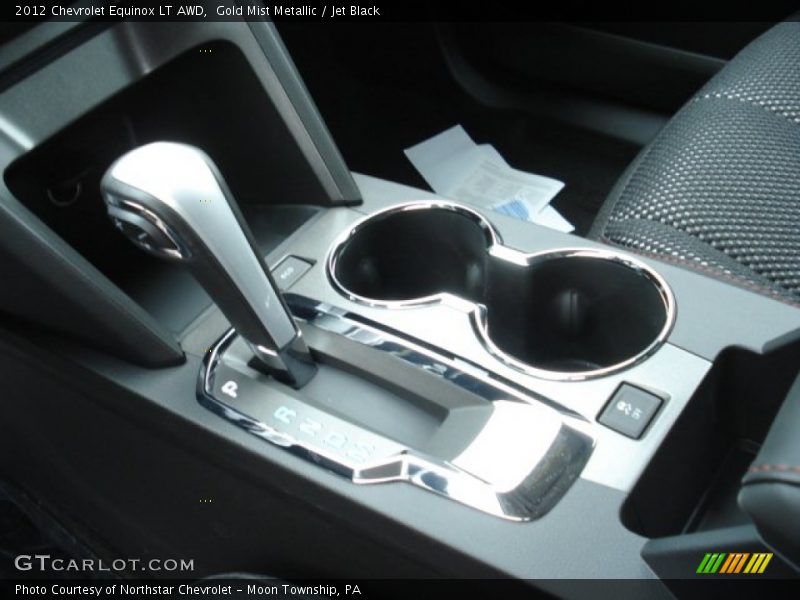 Gold Mist Metallic / Jet Black 2012 Chevrolet Equinox LT AWD