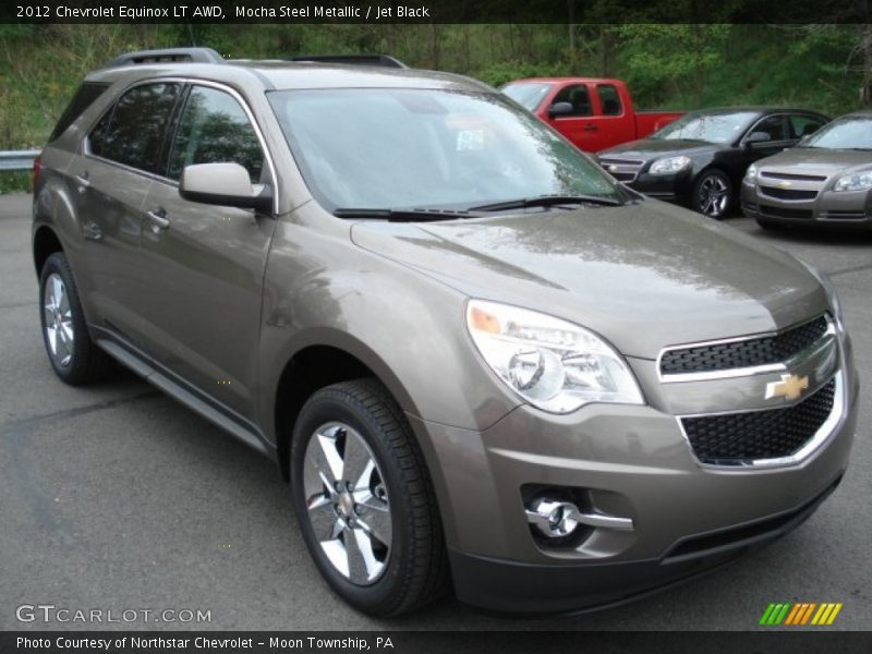 Mocha Steel Metallic / Jet Black 2012 Chevrolet Equinox LT AWD