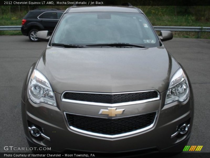 Mocha Steel Metallic / Jet Black 2012 Chevrolet Equinox LT AWD