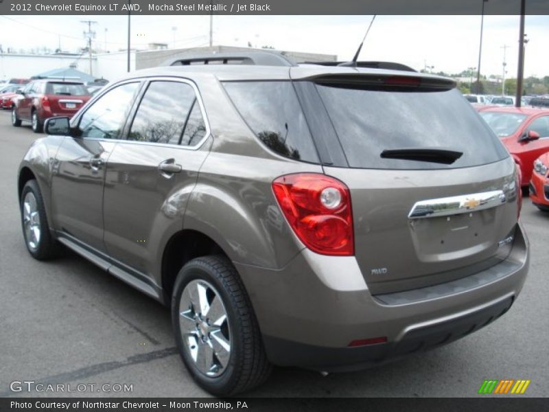 Mocha Steel Metallic / Jet Black 2012 Chevrolet Equinox LT AWD