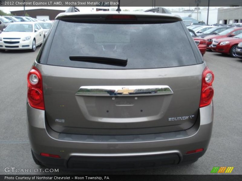 Mocha Steel Metallic / Jet Black 2012 Chevrolet Equinox LT AWD