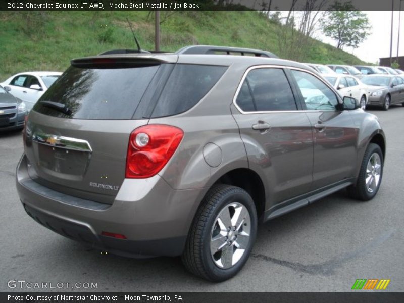Mocha Steel Metallic / Jet Black 2012 Chevrolet Equinox LT AWD