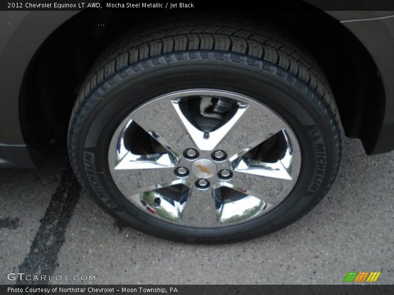 Mocha Steel Metallic / Jet Black 2012 Chevrolet Equinox LT AWD