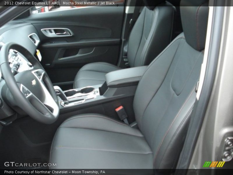 Mocha Steel Metallic / Jet Black 2012 Chevrolet Equinox LT AWD
