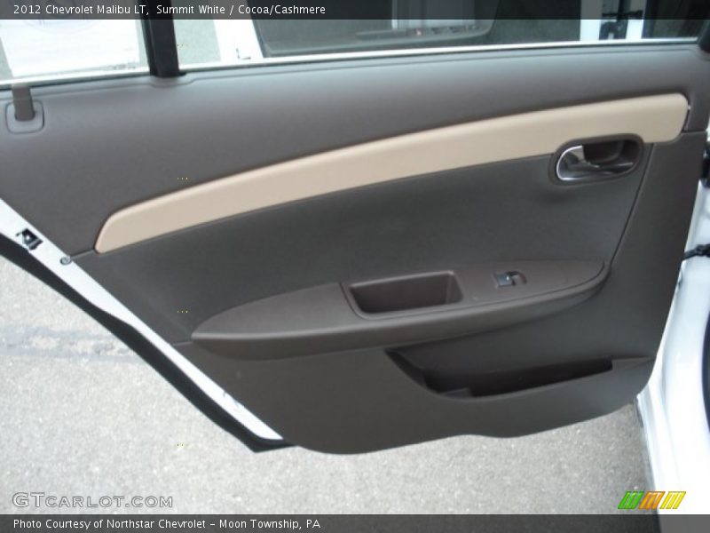 Summit White / Cocoa/Cashmere 2012 Chevrolet Malibu LT