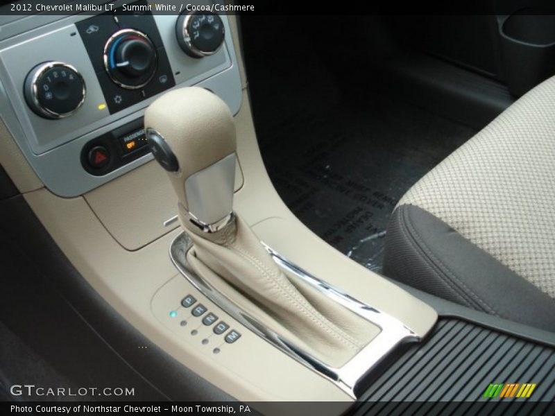 Summit White / Cocoa/Cashmere 2012 Chevrolet Malibu LT
