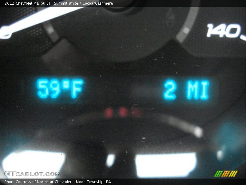 Summit White / Cocoa/Cashmere 2012 Chevrolet Malibu LT
