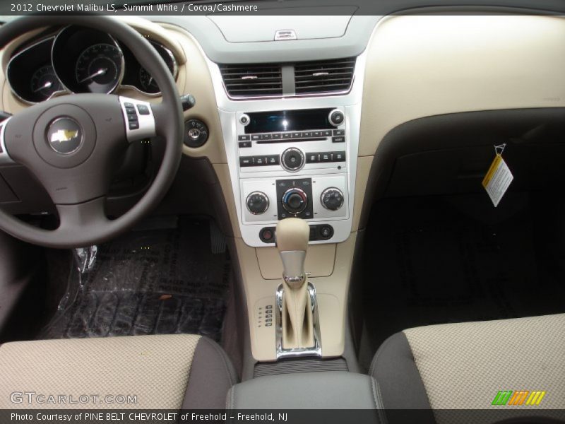 Summit White / Cocoa/Cashmere 2012 Chevrolet Malibu LS