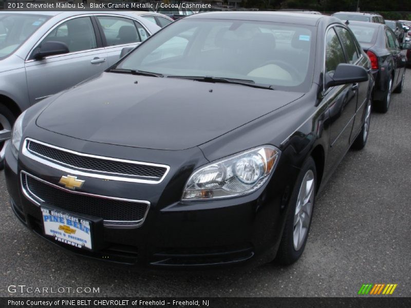 Black Granite Metallic / Cocoa/Cashmere 2012 Chevrolet Malibu LS