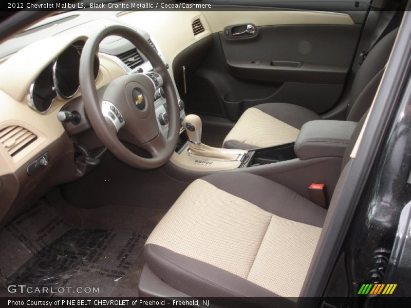 Black Granite Metallic / Cocoa/Cashmere 2012 Chevrolet Malibu LS