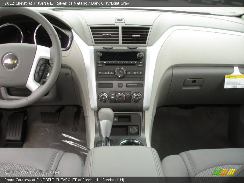 Silver Ice Metallic / Dark Gray/Light Gray 2012 Chevrolet Traverse LS