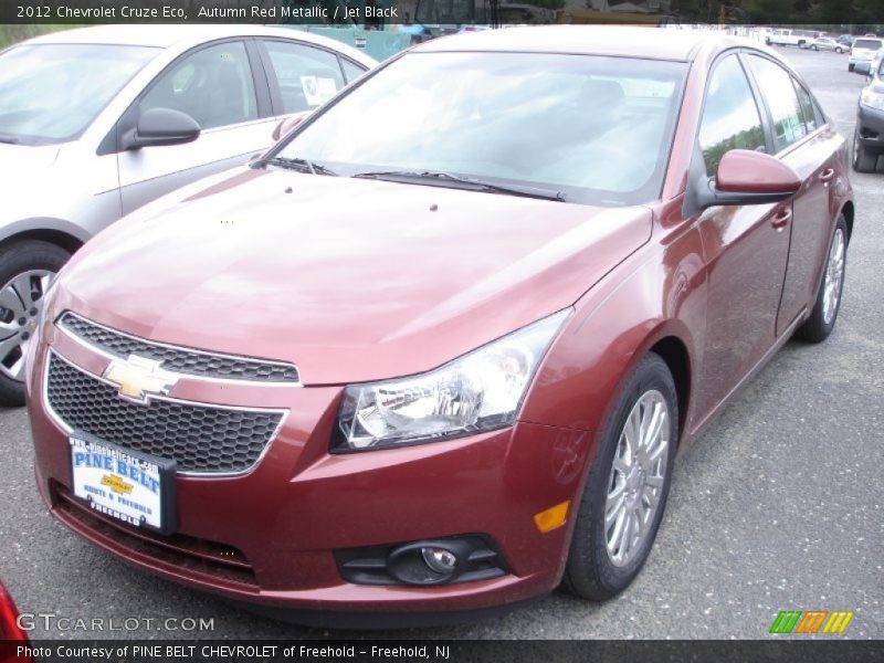 Autumn Red Metallic / Jet Black 2012 Chevrolet Cruze Eco