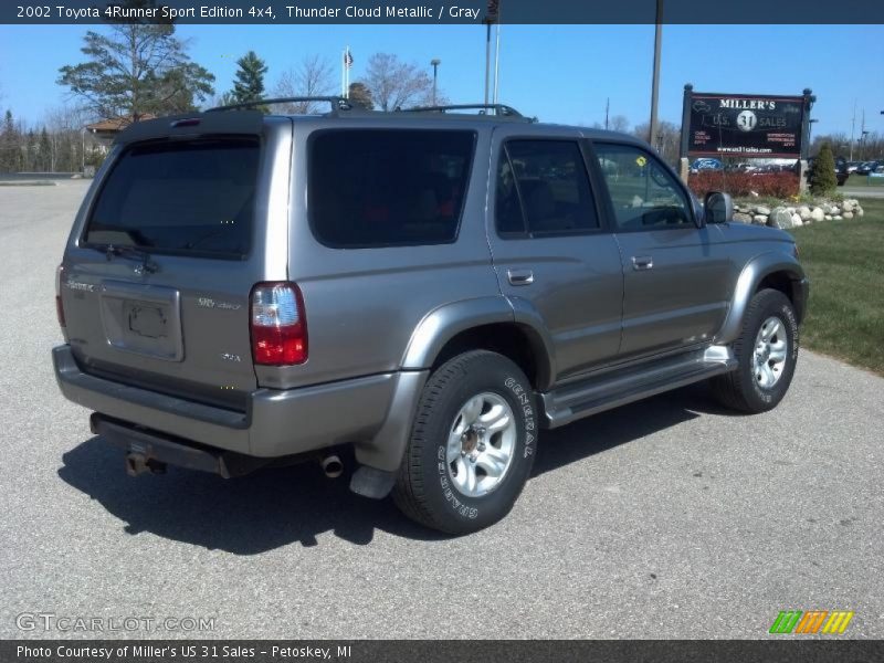 Thunder Cloud Metallic / Gray 2002 Toyota 4Runner Sport Edition 4x4